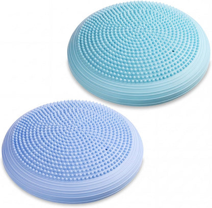 2 Pcs Wobble Cushion Wiggle Seat Flexible Sensory Seating Balance Disc Board for Men Women Physical Exercise Improving Posture Home Office