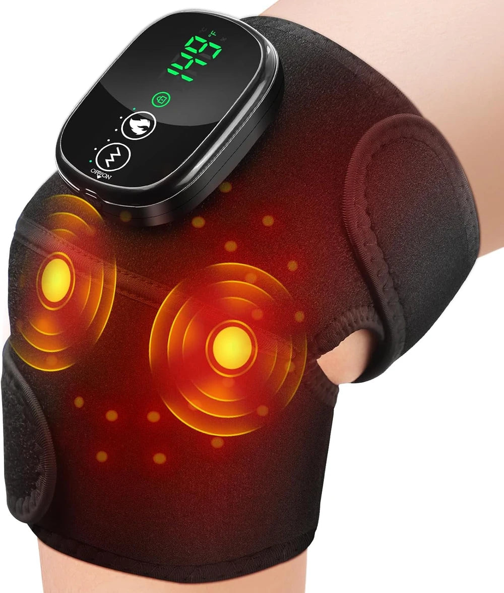 Red Light Cordless Heated Knee Massager